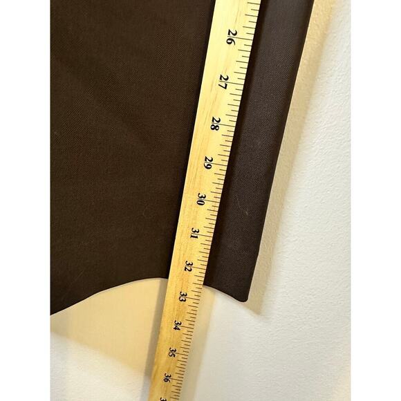 NWT Loulou Studio Brown Wide Leg Wool Blend Dark Academia Trouser Pants Size XL - Picture 8 of 12